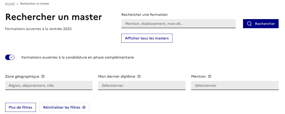 formation en phase complémentaire