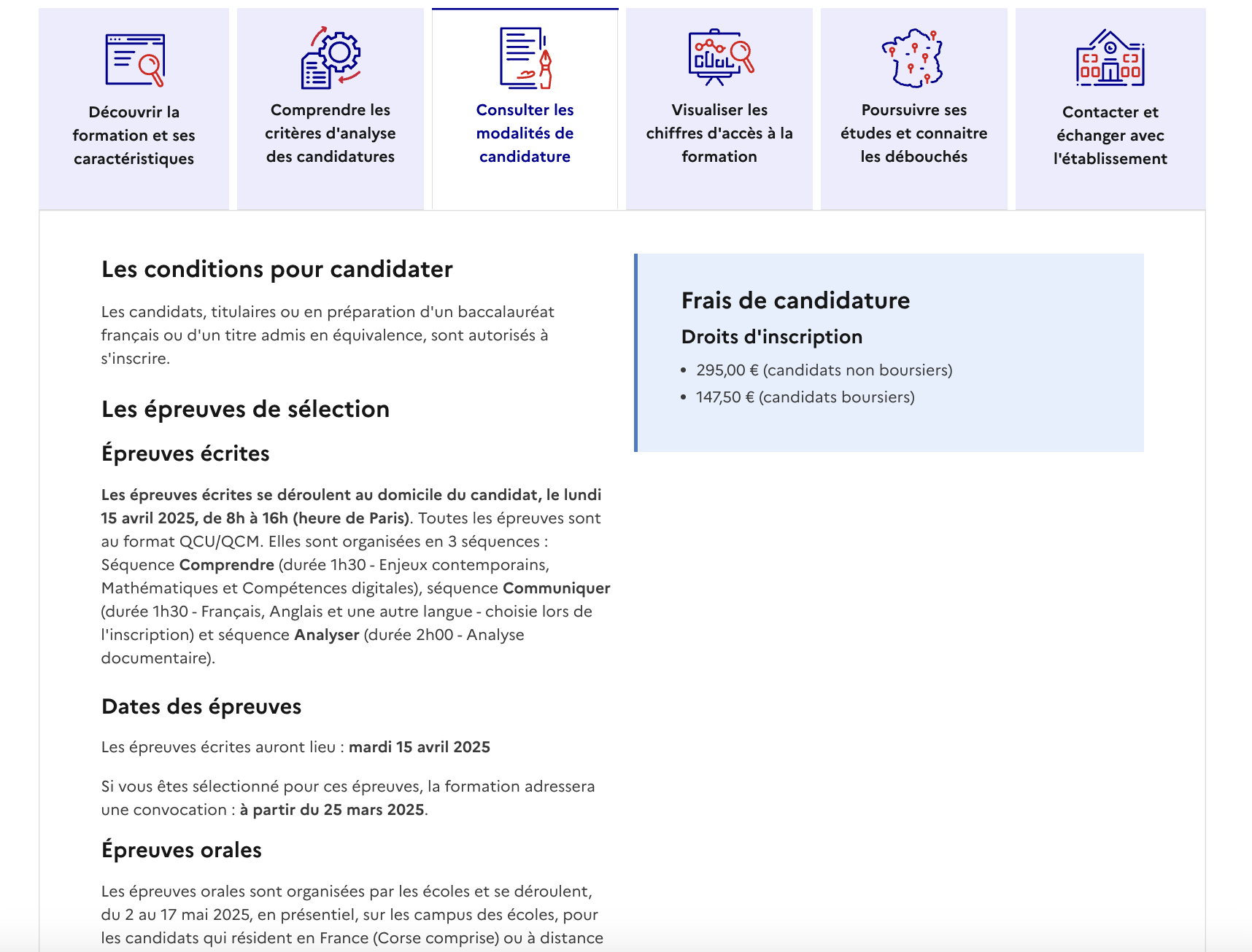 modalités SKEMA Parcoursup