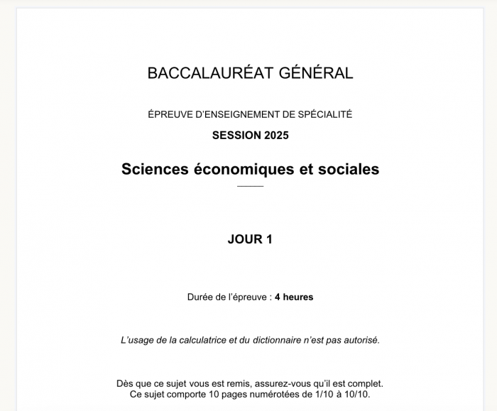 Bac 2025 : révise avec les sujets officiels d’Amérique du Nord